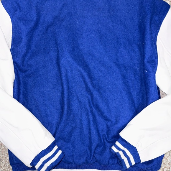 Sledwise Blue and White Varsity Jacket size large - Picture 9 of 12